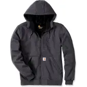 Carhartt Jacke Wind Fighter Hooded Sweatshirt Men Carbon Heather-L