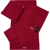 Ross Handtuch "Smart", rot (marsala), B:50cm L:100cm, Frottier, Obermaterial: 100% Baumwolle, Handtücher, Handtuch, Uni-Rippe mit Velourslabel