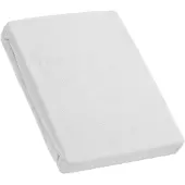 Kum Spannbettlaken "Frottee Spannbetttuch", grau (hellgrau), L:200cm, Frottee, Obermaterial: 100% Polyester, Bettlaken, Spannbettlaken, bis ca. 30 cm Matratzenhöhe, weich & kuschelig