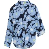 Tom Tailor Printed Collar Langarmbluse