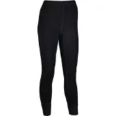 Avento Damen Thermohose, schwarz, hautenger Schnitt, flachgesteppte Nähte, schnelltrocknend