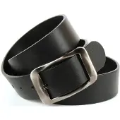 Anthoni Crown Ledergürtel , Damen, Gr. 110, schwarz, Leder, unifarben, Gürtel Ledergürtel, Hochwertiger Denim-Gürtel
