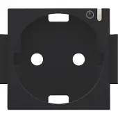Niko Pure Abdeckung Für Smarte Steckdose Schwarz - 161-66930