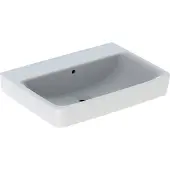 Geberit Waschtisch Renova Plan 65x48cm, o. Hahnloch, mit Überlauf, weiß