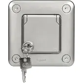 Legrand Soliroc Steckdose IP44 mit Schloss 077839