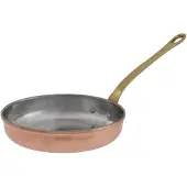 Ich-zapfe Bratpfanne, Kupferpfanne - aus Kupfer und Messing, 16cm