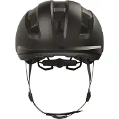 ABUS Fahrradhelm PURL-Y ACE mit LED-Licht – geeignet Fahrten auf E-Bike und S-Pedelec – trendiger NTA-Schutzhelm für Erwachsene und Jugendliche – Schwarz, Größe S (51-55 cm)