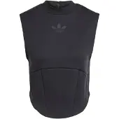 Adidas Funktionsweste ORIGINALS "STRUCTURED INTERLOCK PULLUNDER", Damen, Gr. L, schwarz, Obermaterial: 53% Baumwolle, 47% Polyester, Westen Funktionsweste