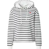 Pieces Chilli Stripes Kapuzenpullover