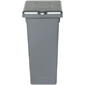 Plafor Fit Mülleimer mit geschlossenem Deckel 20l – Recycling – Grau/Grau