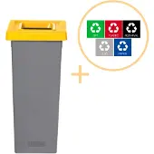 Plafor - Fit Bin 53l - Recycling - Gelb