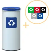 Alda Eco - Prestige Abfallbehälter 45l - Gelb
