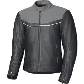 Held Heyden Schwarz Grau Motorrad Lederjacke Größe 50