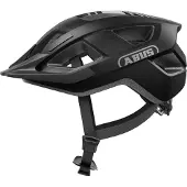 ABUS Fahrradhelm Aduro 3.0 LED - sportiver City-Helm in stilvollem Design für alltägliche und sportliche Touren - mit Rücklicht - für Damen und Herren - chwarz, Größe L (58-62 cm)