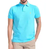 Ralph Lauren für Herren. 710783656020 Schwarzes Basic-Poloshirt (XXL), Lässig, Baumwolle, Kurzarm