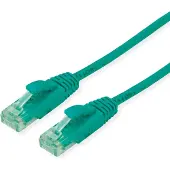 Roline RM Patchkabel Cat.6A UTP, grün, 15 m