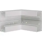 Hager BR6517047035 Inneneck aus Grundprofil zu BR 68x170mm Oberteil 80mm in lichtgrau
