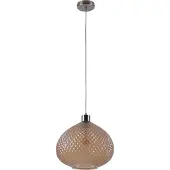 Näve Pendelleuchte "Surrat", braun, 1, Ø 29cm H: 130cm, 1 Stk., Leuchten, E27 max. 40W, Gesamthöhe: 130cm, Pendellänge: 90cm, Farbe:braun getönt, Pendelleuchte
