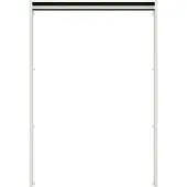 Hecht International Dachfensterplissee , schwarz-weiß (weiß, schwarz), B:110cm H:160cm, Obermaterial: 100% Polyester, Plissees, Dachfensterplissee, Lichtschutz, BxH: 110x160 cm