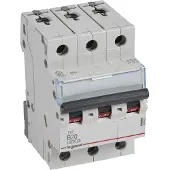 Legrand 403403 TX3 Leitungsschutzschalter B-Charakteristik, 20A, 3-polig, 6kA, 400VAC, 3TE