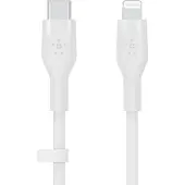 Belkin CAA009BT2MWH, 2 m, USB C, USB C/Lightning, Männlich, Männlich, Weiß