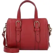 Fossil Umhängetasche Handtasche Carlie Mini Satchel Garnet rot