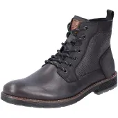 Rieker Herrenschuhe Schnürstiefel Grau Freizeit