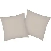 Bellana Kissenbezug "Mako-Jersey-Exclusiv", weiß (schnee), B:40cm L:40cm, Baumwolle, Obermaterial: 100% Baumwolle, Kissenbezüge, Kissenbezug, aus reiner Baumwolle