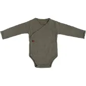 Babys Only Baby Body Langen Ärmeln Melange Khaki - 62