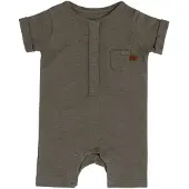 Babys Only Strampler Kurzer Ärmeln Melange Khaki - 62
