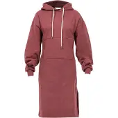 Suri Frey Sweatkleid "Sweatkleid SFY Freyday", Damen, Gr. XS, EURO, rot (rosenholz 650), Obermaterial: 100% Baumwolle CO., Kleider Sweatkleid