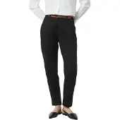 Comma Chinohose mit Gürtel und Stretch