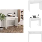 vidaXL Schreibtisch Weiß 90×40×72 cm Holzwerkstoff - Schreibtische