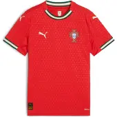 Puma Fpf Portugal Replica 2025 Heim Junior-kurzarm-t-shirt