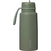 B.Box Insulated Flip Top Bottle Thermoflasche Olive 1 St.