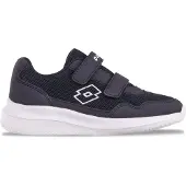 Lotto Sneaker , Jungen, Gr. 25, blau (navy, weiß), Kunstfaser, Synthetik, unifarben, Schuhe Sneaker, - ohne Schnüren: mit praktischen Klettverschlüssen