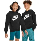 Nike - Big Kid's Sportswear Club Fleece Hoodie - Hoodie Gr S schwarz