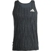 Adidas Ärmelloses Adizero-Shirt Schwarz, Größe XL
