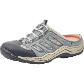 Rieker Damen Pantolette blau, Damen:37 EU