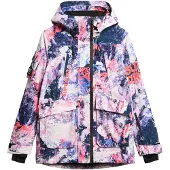 Superdry für Damen. WS110165A Ski-Rettungsjacke Ultimate mehrfarbig (XS), Sportlich, Schnee, Recyceltes Polyester, Nachhaltig