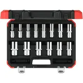 Gedore red R61003114 Steckschlüssel-Satz 1/2" 6-kant 10-32mm 14-teilig, 3300008