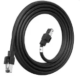 Lanview LVN601SOUT, 1 m, Cat6a, S/FTP (S-STP), RJ-45, RJ-45, Schwarz