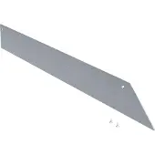 Hager AKE4000701 Endstück einseitig aus Stahlblech zu Aufbodenkanal AK 400x70mm
