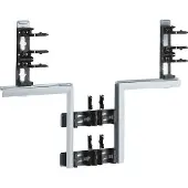 Hager BKIS251308DVERZ T-Stück aus Stahlblech zu BKIS 25x230mm Oberteil 2x80mm verzinkt