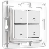 Shelly Wall Switch 4, Tasten, Weiß, 1, i4, 2.5, Plus Series, 80 mm, 80 mm