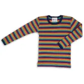 Engel - Kinder Unterhemd L/S - Merinounterwäsche Gr 152 bunt