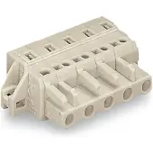 Wago 721-209/031-000 1-Leiter-Federleiste,CAGE CLAMP,2,5 mm2,lichtgrau 721209031000 - 25 Stück