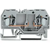 Wago 281-915/281-411 Bauelementklemme,2 Leiter,mit Diode 1N4007,grau 281915281411 - 50 Stück