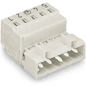 Wago 721-603/018-000 1-Leiter-Stiftleiste,CAGE CLAMP,2,5 mm2,lichtgrau 721603018000 - 100 Stück