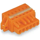 Wago 231-324/027-000 1-Leiter-Federleiste,CAGE CLAMP,2,5 mm2,orange 231324027000 - 10 Stück
